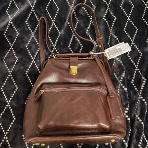 Old Trend Convertible Leather Backpack